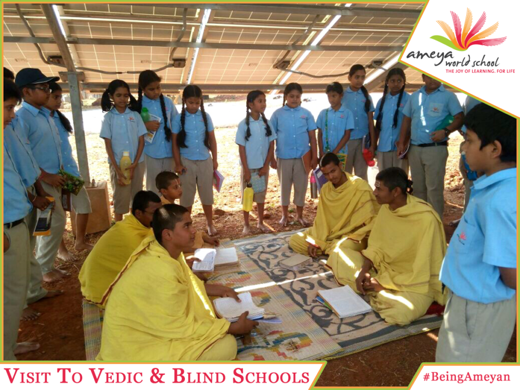 Vedic & Blind School Visit