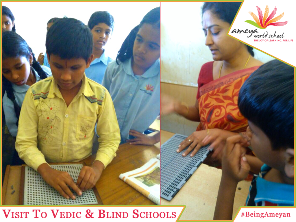 Vedic & Blind School Visit