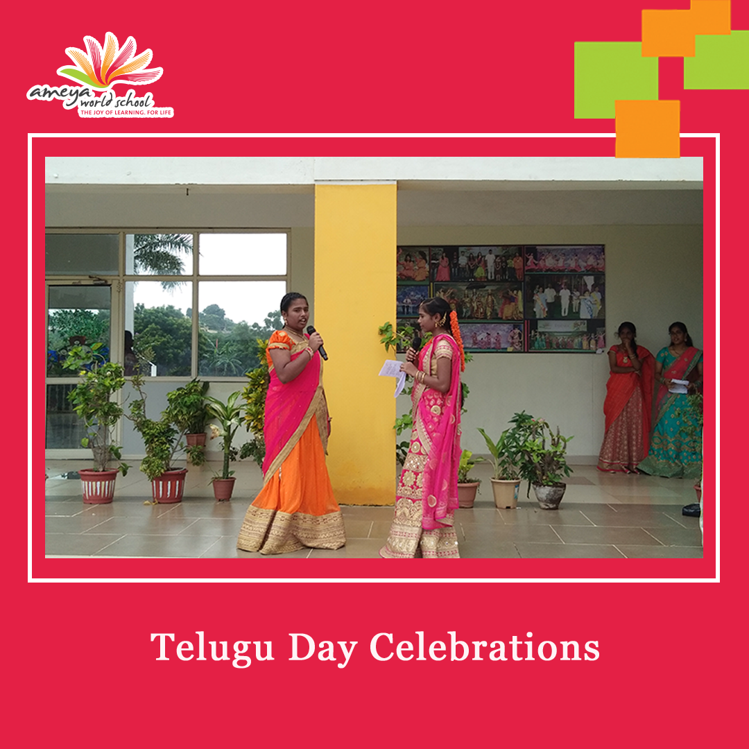 Telugu Language Day Celebrations Ameya World School